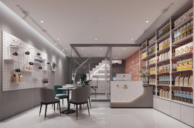 现代宠物店3D模型下载